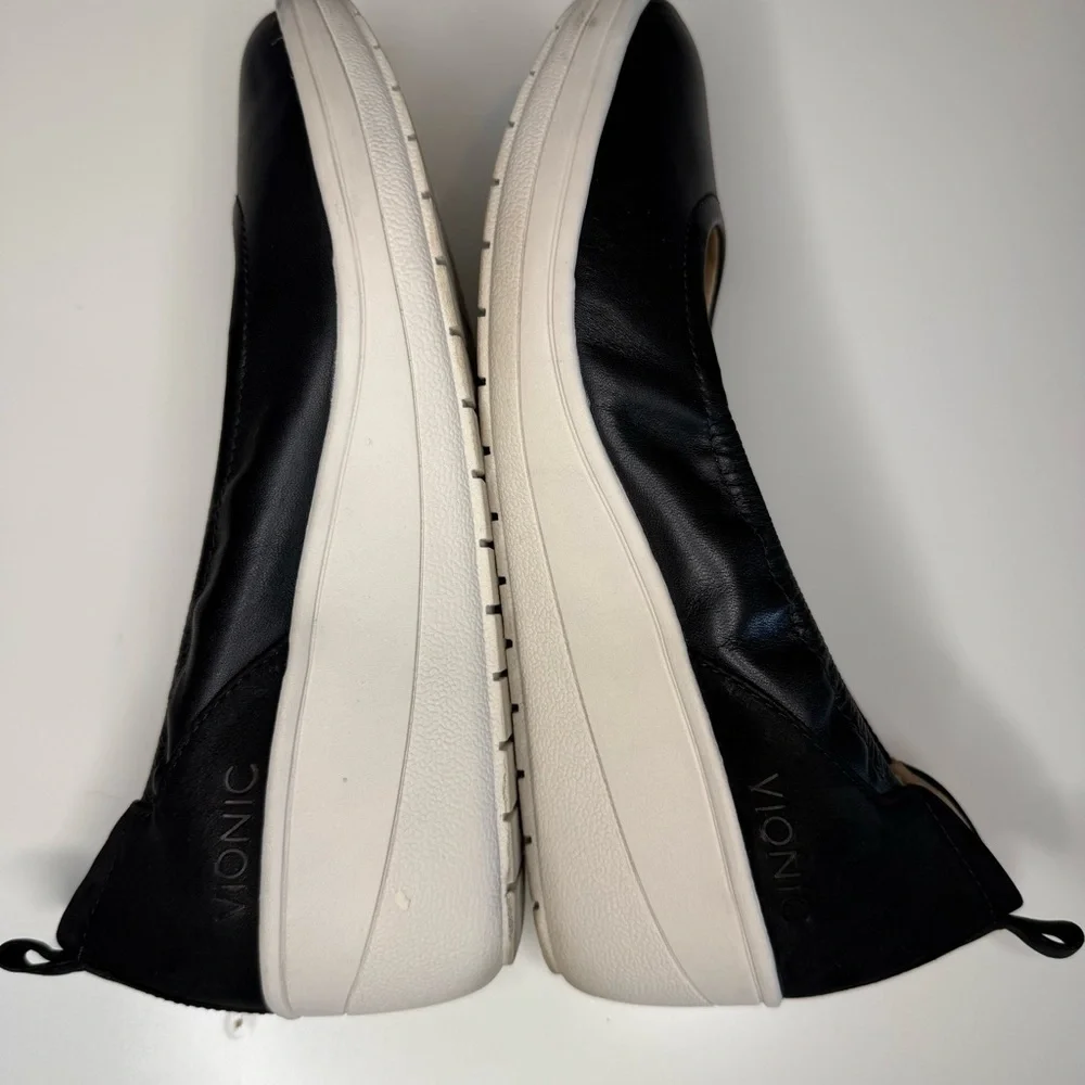 Vionic Black Jacey Slip On Wedge Shoes Size Women’s US 7.5 GUC